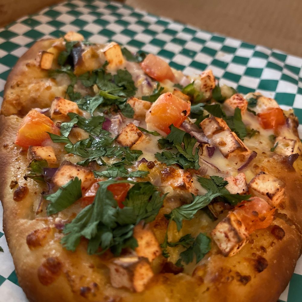 Veggie Naan Crust Pizza Veggie Naan Crust Pizza