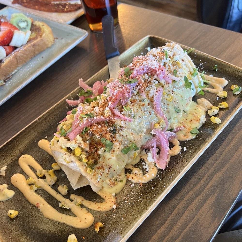 Elote Breakfast Burrito