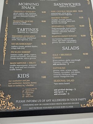 Menu photo 4 Two Bees Cafe & Patisserie Dover, NH