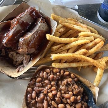 Bobby D's BBQ - Brisket with the beans and potatoes.... YUMMMMM - Barbeque Near Me - Jerome, Arizona Bobby D's BBQ - Brisket with the beans and potatoes.... YUMMMMM - Barbeque Near Me - Jerome, Arizona
