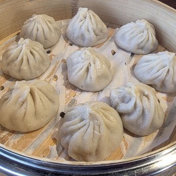 Juicy Dumpling Factory - The Juicy Pork Dumplings (Xiao Long Bao - XLB) were awesome with a lot of broth inside. - Chinese Near Me - Costa Mesa, California