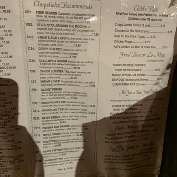 Chopsticks China Bistro - a menu for a restaurant - Chinese Near Me - Marietta, Georgia
