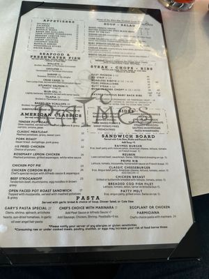 Menu photo 1 Raymes Steak & Fish House Lisle, IL Menu photo 1 Raymes Steak & Fish House Lisle, IL
