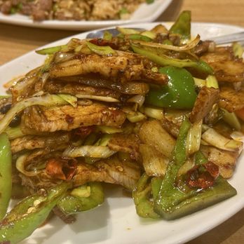 Szechuan Village Pho & Dimsum - 11. Double Cooked Pork Belly - Dim Sum Near Me - Evesham, New Jersey
