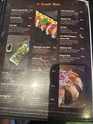 Menu photo 1 Sushi Yu Alhambra, CA Menu photo 1 Sushi Yu Alhambra, CA