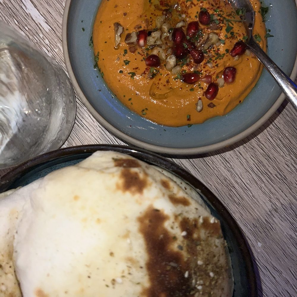 Naxos Taverna - Muhammara Dip - Greek Near Me - Las Vegas, Nevada Naxos Taverna - Muhammara Dip - Greek Near Me - Las Vegas, Nevada
