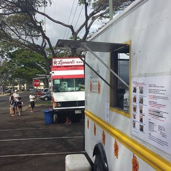 Laverne’s - As advertised, they are literally right next to the iconic striped malasada truck. - Hawaiian Near Me - Waipahu, Hawaii Laverne’s - As advertised, they are literally right next to the iconic striped malasada truck. - Hawaiian Near Me - Waipahu, Hawaii