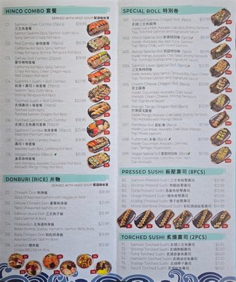 Menu photo 3 Hinco Sushi Markham, ON