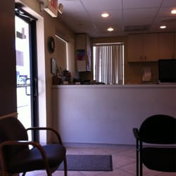 Entry and receptionist desk