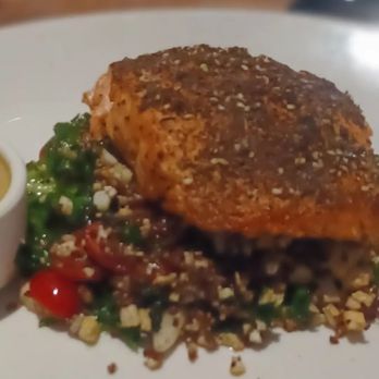 Yard House - Mediterranean Salmon - New American Near Me - Atlanta, Georgia Yard House - Mediterranean Salmon - New American Near Me - Atlanta, Georgia