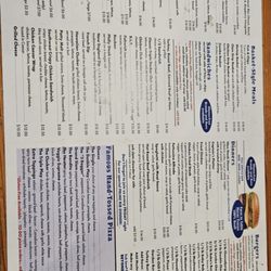 Eagle Creek Saloon - Menu