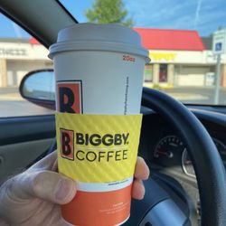 BIGGBY COFFEE - A medium Pumpkin Spice Latte.