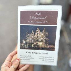 Café Papeneiland - Menu