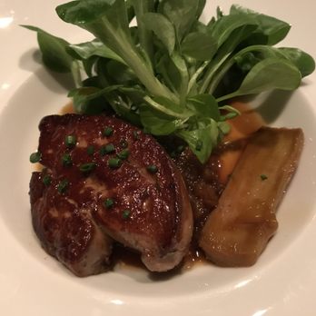 Gary Danko - Seared Foie Gras with Caramelized Onions and Vanilla Poached Rhubarb - New American Near Me - San Francisco, California