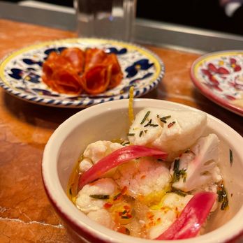 Carbone - Marinated veggies app - Italian Near Me - Las Vegas, Nevada