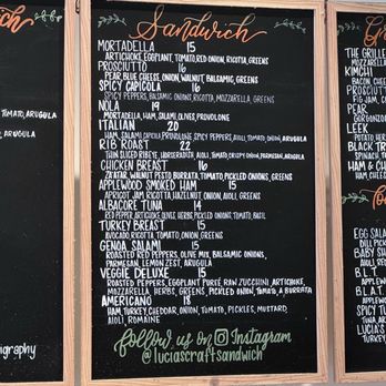 Lucia’s Craft Sandwich - Sandwiches Near Me - Martinez, California
