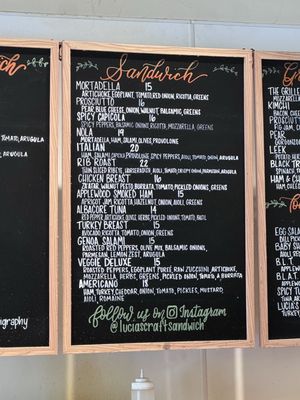 Menu photo 2 Lucia’s Craft Sandwich Martinez, CA