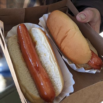 Wolf Maple Products Farm - It wasn't our order, but have you ever tried a maple hot dog?:) Maybe next time:). - Farms Near Me - Middleport, New York