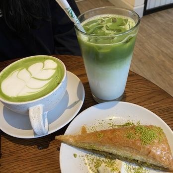 Shepherd’s Cup - Baklava & Matcha Latte(hot + cold) - Coffee & Tea Near Me - Brooklyn, New York