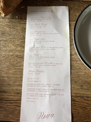 Menu photo 1 Noira Salem, OR Menu photo 1 Noira Salem, OR