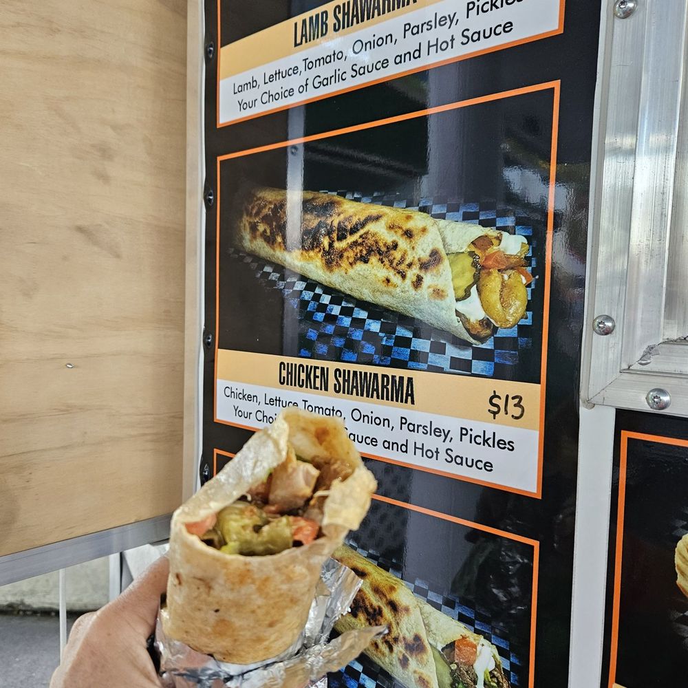 Crazy Gyro - a hand holding a sandwich - Mediterranean Near Me - Gresham, Oregon