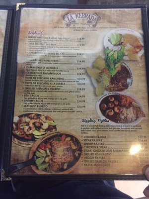 Menu photo 8 La Kebrada Fresno, CA