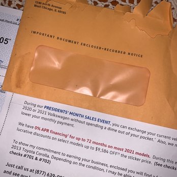 Coastal Volkswagen - THIS IS DECEPTIVE MAILING! - Car Dealers Near Me - Hanover, Massachusetts Coastal Volkswagen - THIS IS DECEPTIVE MAILING! - Car Dealers Near Me - Hanover, Massachusetts