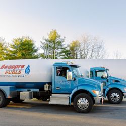 Beaupre Fuels delivery trucks parked at the company's Southern Maine facility. Beaupre Fuels provides dependable propane deli...
