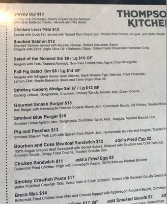 Menu photo 2 The Thompsons Kitchen Fairview, TN Menu photo 2 The Thompsons Kitchen Fairview, TN