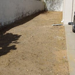 Side yard. Side yard.