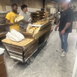 The bakers at Columbus Bread The bakers at Columbus Bread