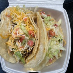 Soft steak tacos