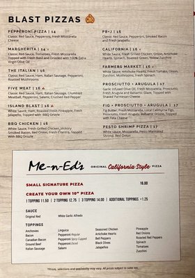 Menu photo 5 Blast & Brew Madera, CA