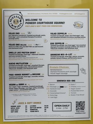 Menu photo 3 Fried Egg I'm In Love Portland, OR Menu photo 3 Fried Egg I'm In Love Portland, OR