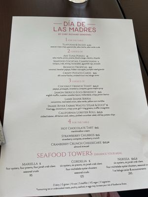 Menu photo 4 Raya Dana Point, CA