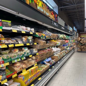 ALDI - a grocery store aisle filled with food - Grocery Near Me - Muncie, Indiana