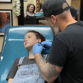Honolulu Piercing Company - One side down, time to finish strong with the left ear. - Piercing Near Me - Honolulu, Hawaii Honolulu Piercing Company - One side down, time to finish strong with the left ear. - Piercing Near Me - Honolulu, Hawaii