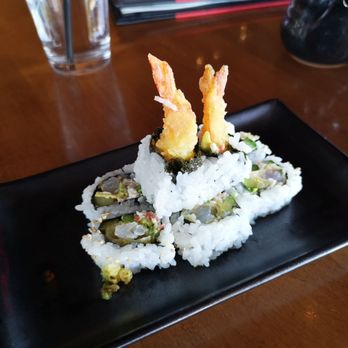 RA Sushi - Mesa - Shrimp tempura roll. Super basic, chewy unpleasant seaweed. - Japanese Near Me - Mesa, Arizona RA Sushi - Mesa - Shrimp tempura roll. Super basic, chewy unpleasant seaweed. - Japanese Near Me - Mesa, Arizona