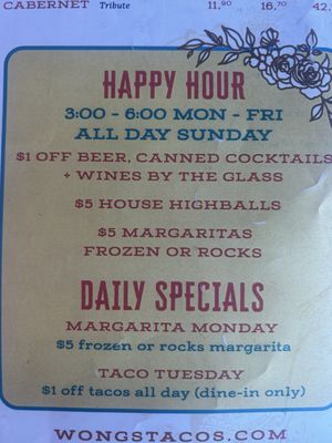 Menu photo 4 Wong's Tacos - Midlothian Midlothian, VA