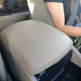Refinished the armrest in my Honda Pilot.