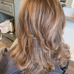 J Moore Salon - Beautiful fall blonde.