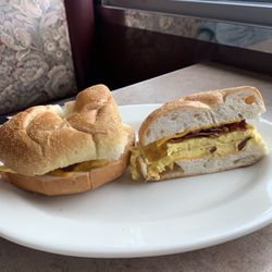 Empire Diner - Bacon egg & cheese sandwich