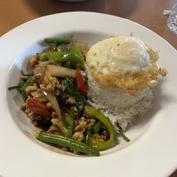 Spicy basil with chicken Spicy basil with chicken