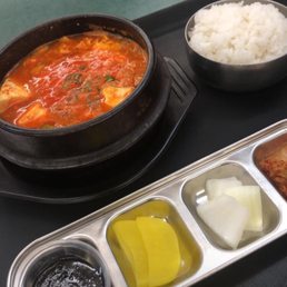 Soft tofu soup (soondubu) Soft tofu soup (soondubu)