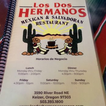 Los Dos Hermanos - Menu - Mexican Near Me - Keizer, Oregon Los Dos Hermanos - Menu - Mexican Near Me - Keizer, Oregon