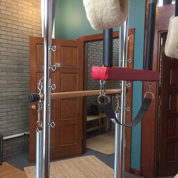 NoCo Pilates Lab - Our vaulted ceiling allows plenty of room for the inversion work. - Trainers Near Me - Fort Collins, Colorado NoCo Pilates Lab - Our vaulted ceiling allows plenty of room for the inversion work. - Trainers Near Me - Fort Collins, Colorado