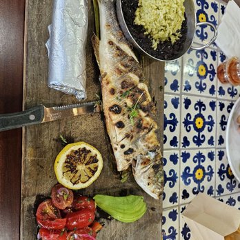 Holbox - Whole grilled branzino (sea bass) - Latin American Near Me - Los Angeles, California