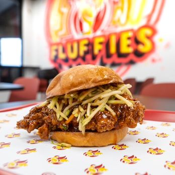 Fluffies Hot Chicken - Hackensack - Sweet chili chicken sandwich - Chicken Shop Near Me - Hackensack, New Jersey Fluffies Hot Chicken - Hackensack - Sweet chili chicken sandwich - Chicken Shop Near Me - Hackensack, New Jersey
