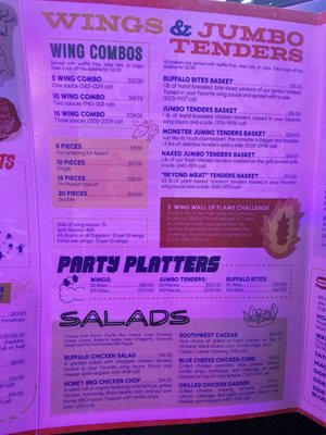 Menu photo 2 Pluckers Wing Bar - Arlington Arlington, TX Menu photo 2 Pluckers Wing Bar - Arlington Arlington, TX