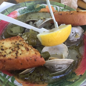DJ's Clam Shack - Garlic Steamed middle neck clams - Seafood Near Me - Key West, Florida DJ's Clam Shack - Garlic Steamed middle neck clams - Seafood Near Me - Key West, Florida